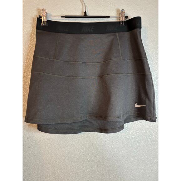 NIKE GOLF DRI FIT CASUAL ATHLETIC SKIRT WOMENS SIZE MEDIUM GRAY - Picture 1 of 4